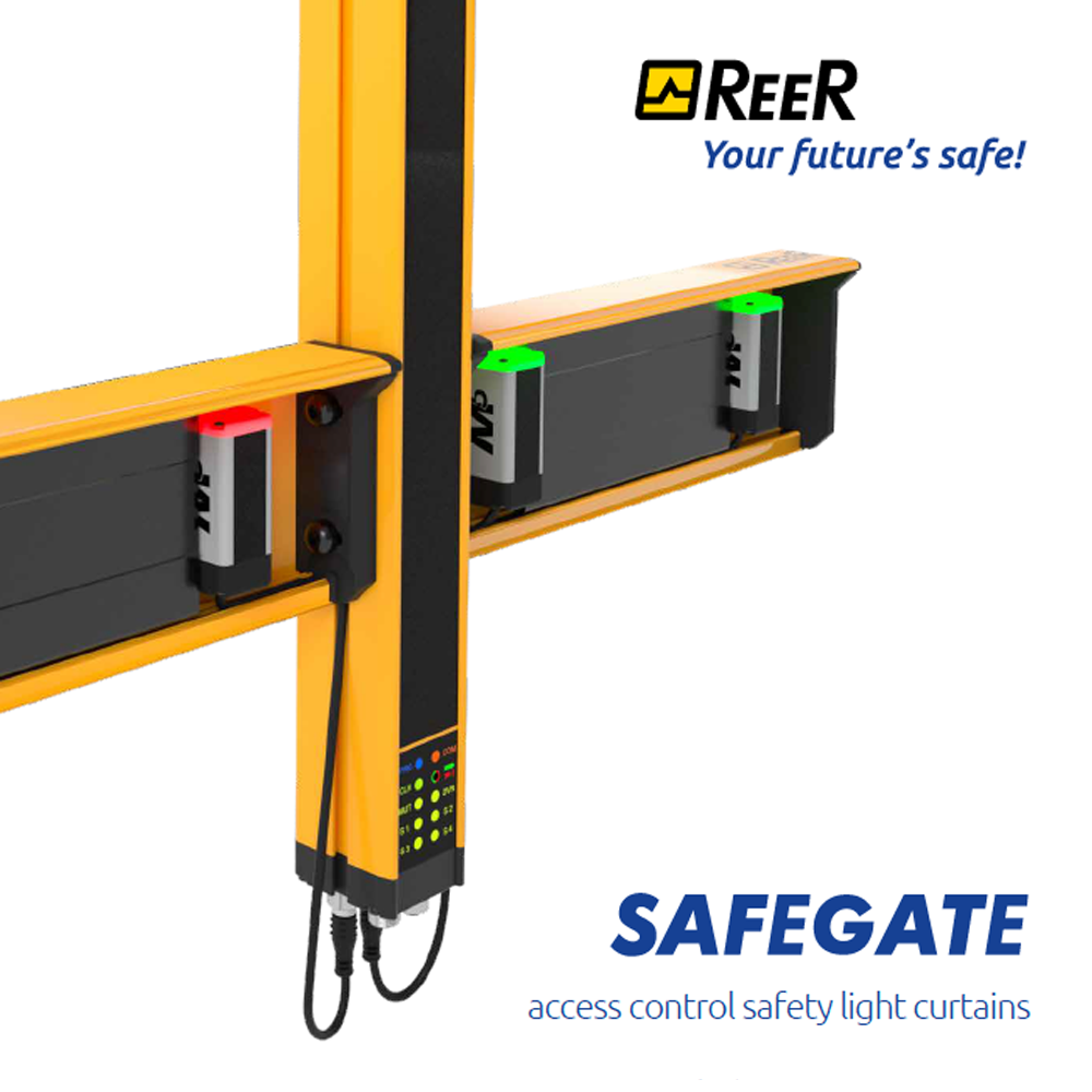 1390329 REER HAND DETECT, A/M RESET, MUTING FUNCTION, 40MM RES, CAT4, CONTROL HEIGHT: 1500MM(SM 1504)